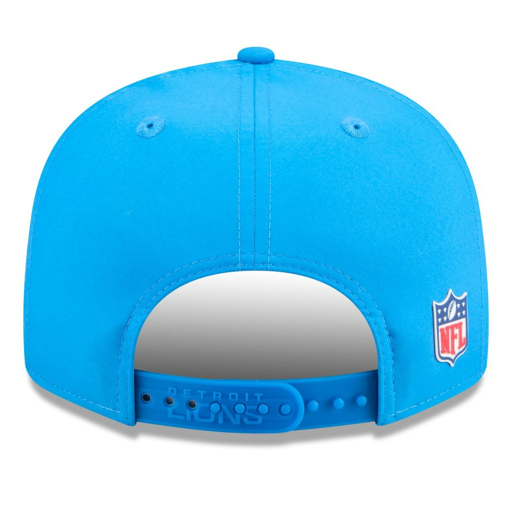 Detroit Lions New Era 2025 Sideline Throwback Split Panel 9FIFTY Snapback Hat - Blue online