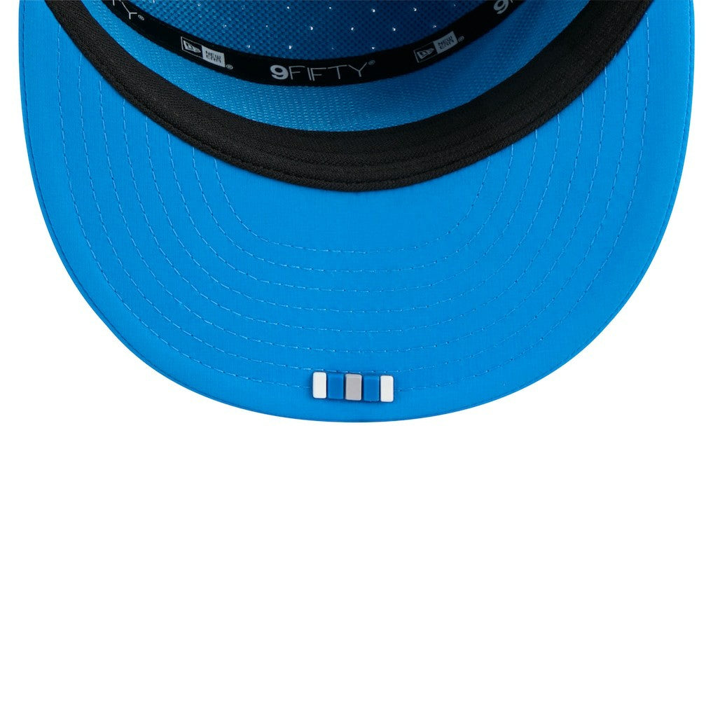 Detroit Lions New Era 2025 Sideline Throwback Split Panel 9FIFTY Snapback Hat - Blue online