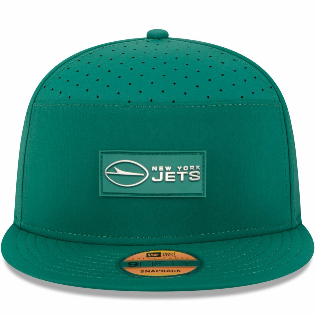 New York Jets New Era 2025 Sideline Split Panel 9FIFTY Snapback Hat - Green on sale