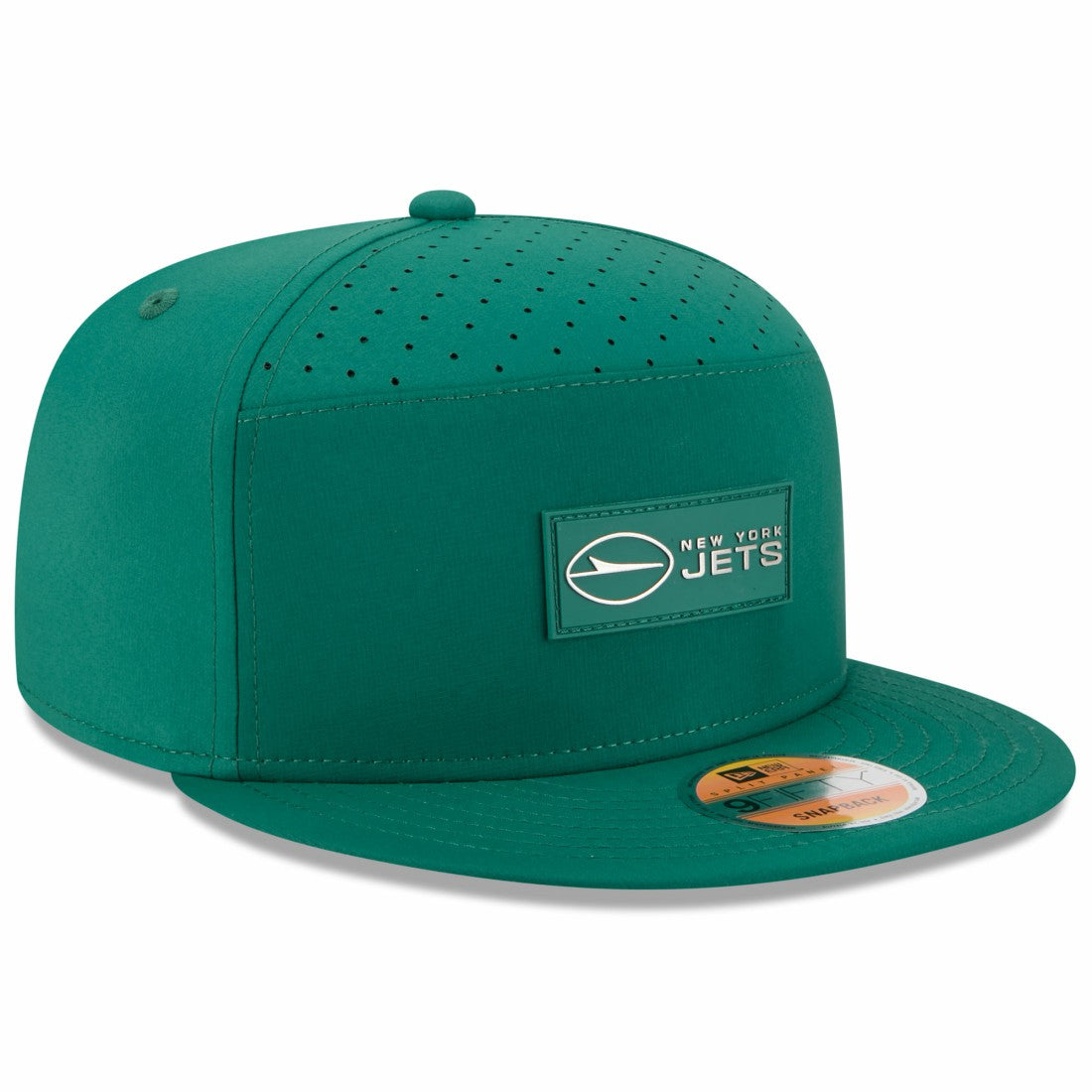 New York Jets New Era 2025 Sideline Split Panel 9FIFTY Snapback Hat - Green on sale