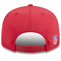 Kansas City Chiefs New Era 2025 Sideline Split Panel 9FIFTY Snapback Hat - Red discount