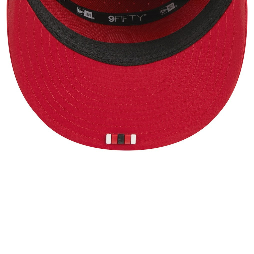 Arizona Cardinals New Era 2025 Sideline Split Panel 9FIFTY Snapback Hat - Cardinal cheap