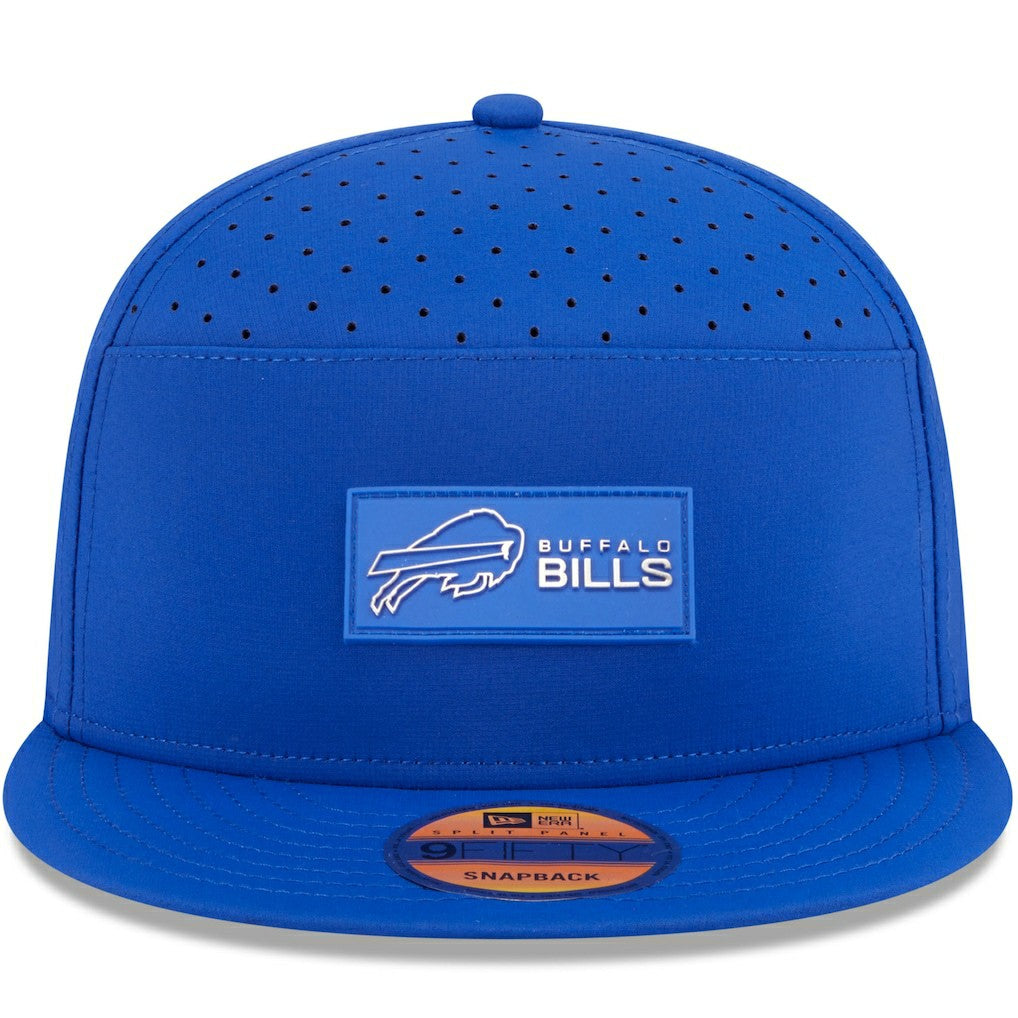 Buffalo Bills New Era 2025 Sideline Split Panel 9FIFTY Snapback Hat - Royal outlet