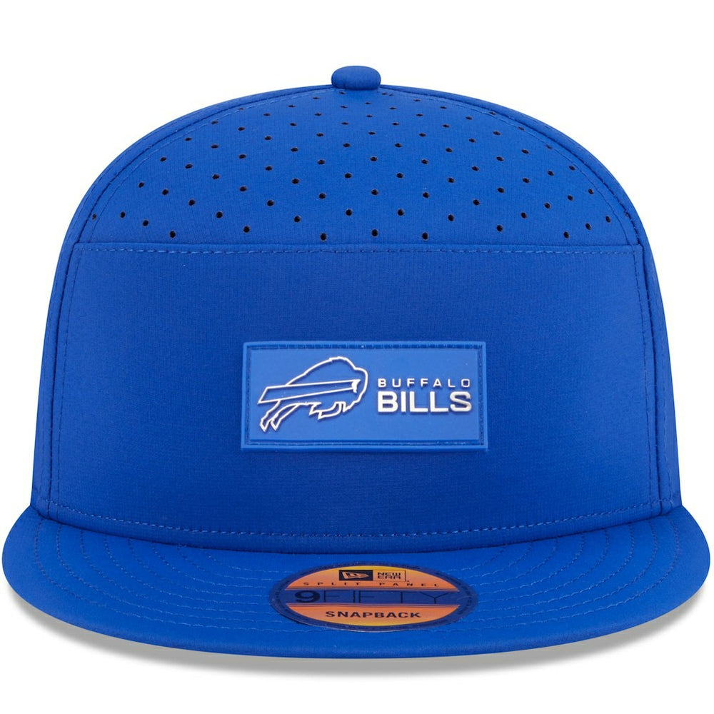 Buffalo Bills New Era 2025 Sideline Split Panel 9FIFTY Snapback Hat - Royal outlet