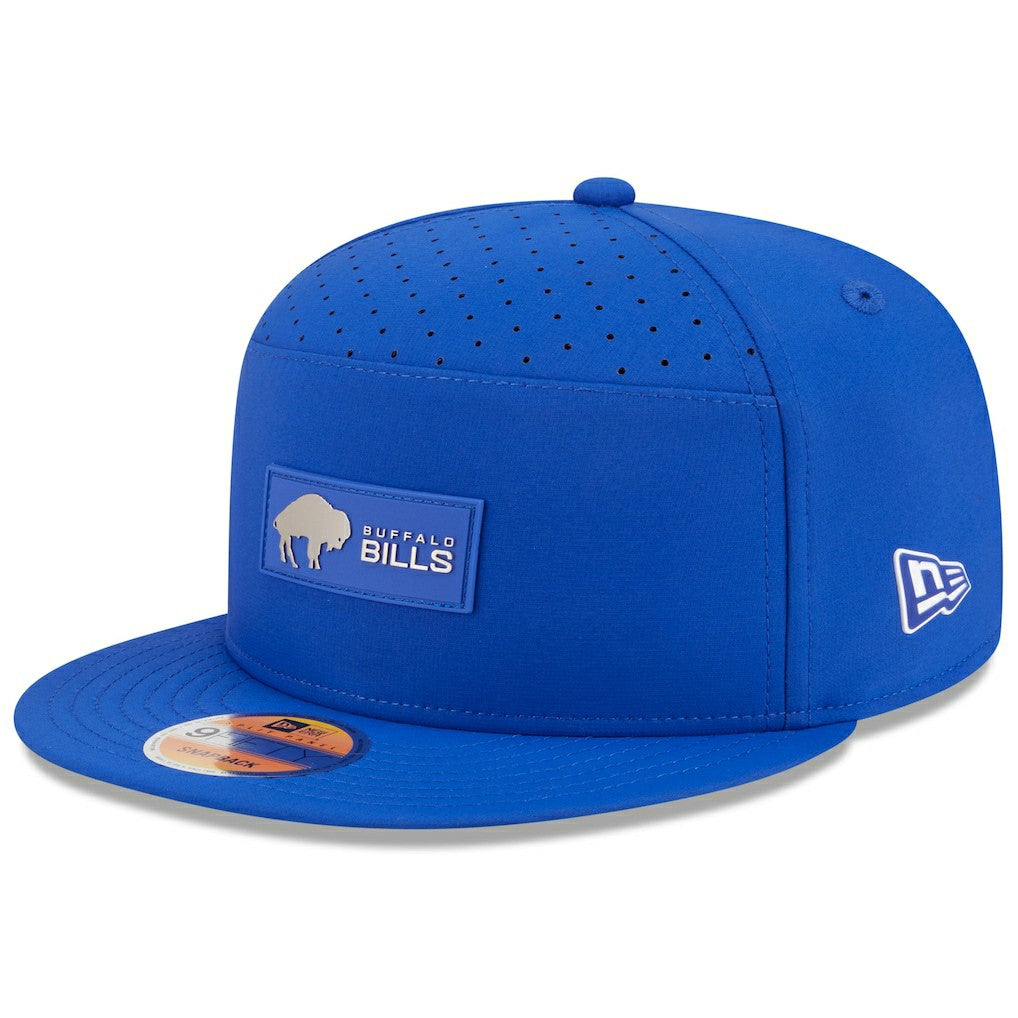 Buffalo Bills New Era 2025 Sideline Throwback Split Panel 9FIFTY Snapback Hat - Royal sale