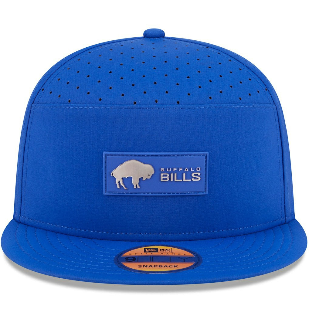 Buffalo Bills New Era 2025 Sideline Throwback Split Panel 9FIFTY Snapback Hat - Royal sale
