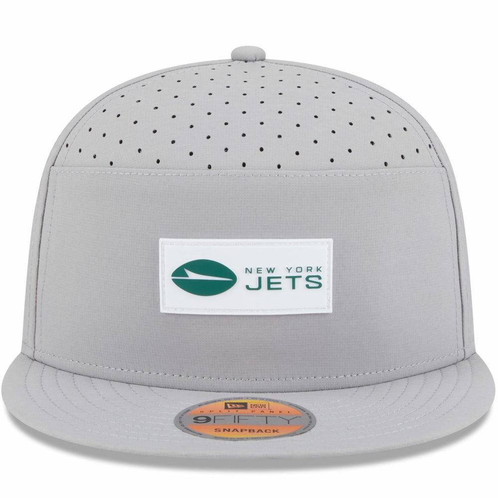 New York Jets New Era 2025 Sideline Split Panel 9FIFTY Snapback Hat - Gray cheap