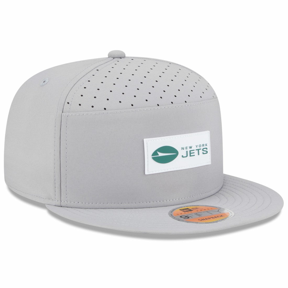 New York Jets New Era 2025 Sideline Split Panel 9FIFTY Snapback Hat - Gray cheap