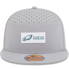 Philadelphia Eagles New Era 2025 Sideline Split Panel 9FIFTY Snapback Hat - Gray on sale