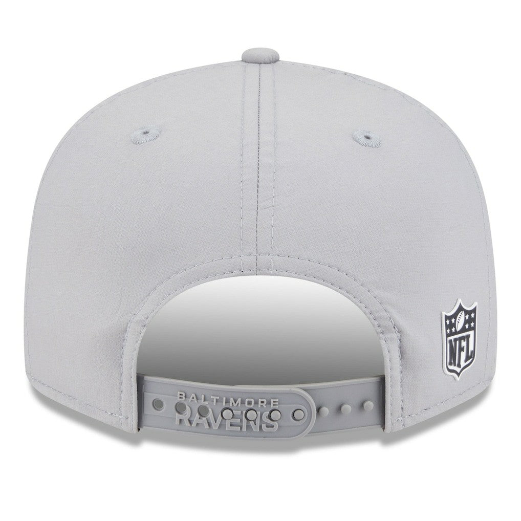 Baltimore Ravens New Era 2025 Sideline Split Panel 9FIFTY Snapback Hat - Gray outlet