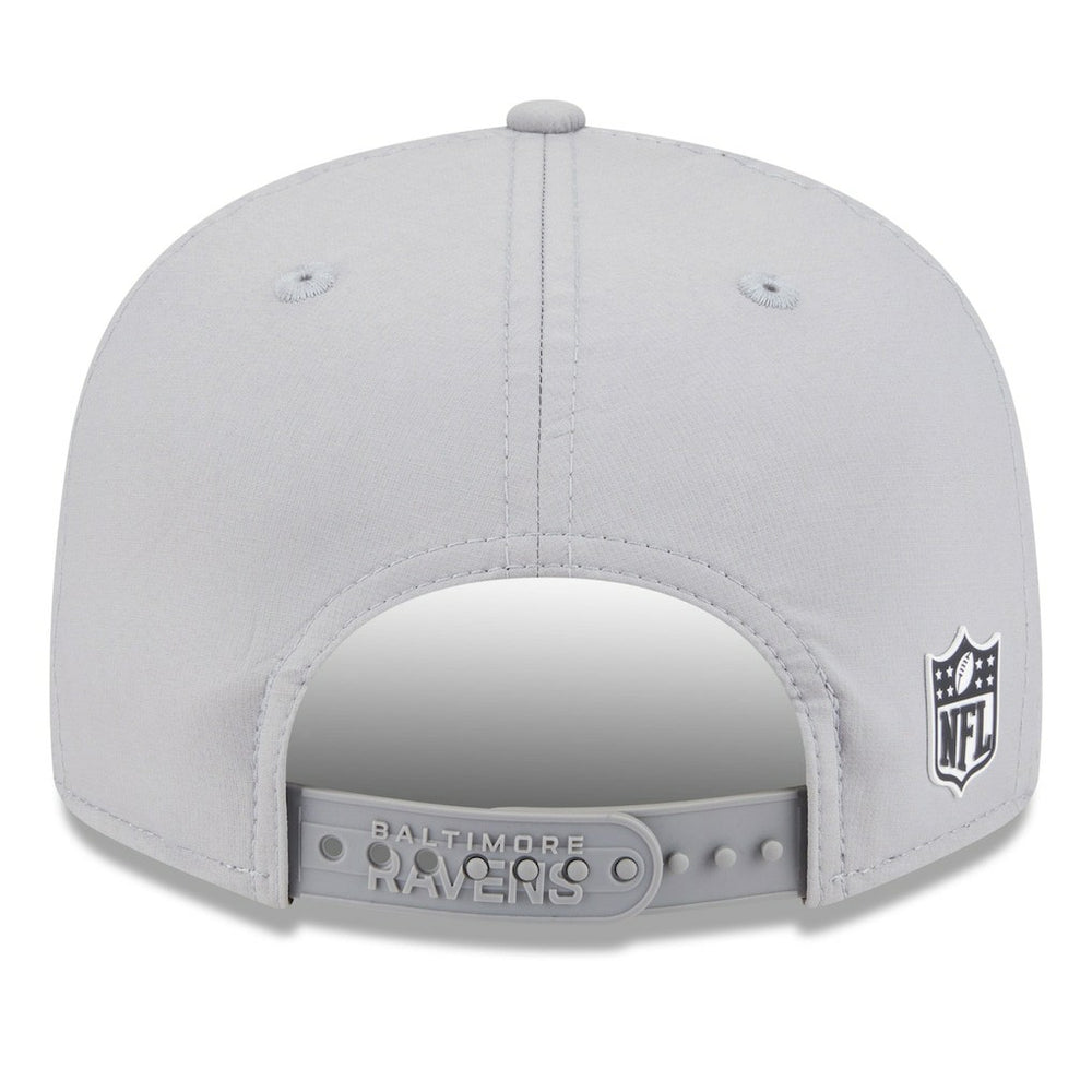 Baltimore Ravens New Era 2025 Sideline Split Panel 9FIFTY Snapback Hat - Gray outlet