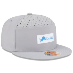 Detroit Lions New Era 2025 Sideline Split Panel 9FIFTY Snapback Hat - Gray sale