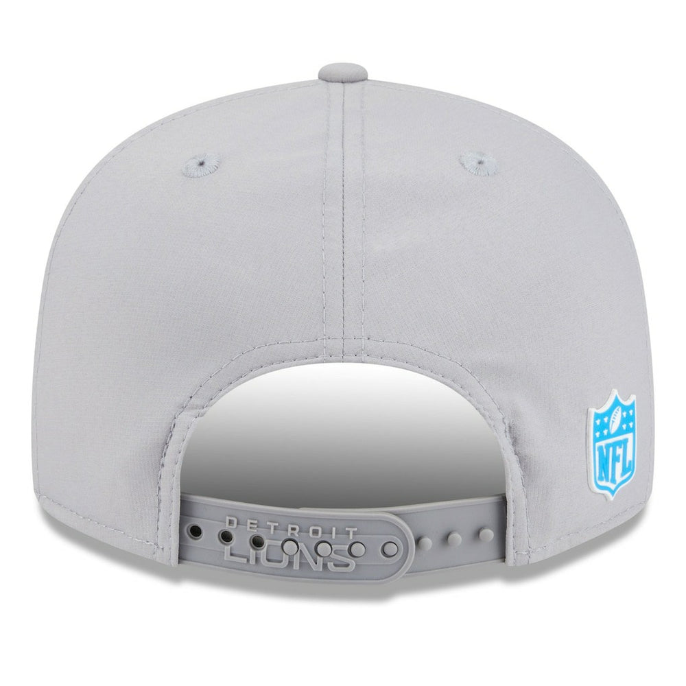 Detroit Lions New Era 2025 Sideline Split Panel 9FIFTY Snapback Hat - Gray sale