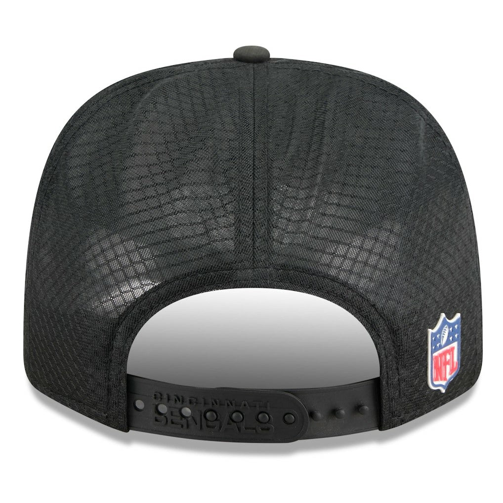 Cincinnati Bengals New Era 2025 Sideline 9SEVENTY Trucker Adjustable Hat - Black outlet