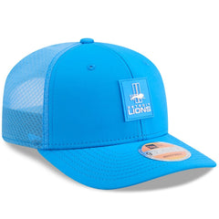 Detroit Lions New Era 2025 Sideline Throwback 9SEVENTY Trucker Adjustable Hat - Blue for sale