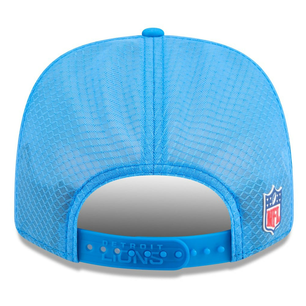 Detroit Lions New Era 2025 Sideline Throwback 9SEVENTY Trucker Adjustable Hat - Blue for sale