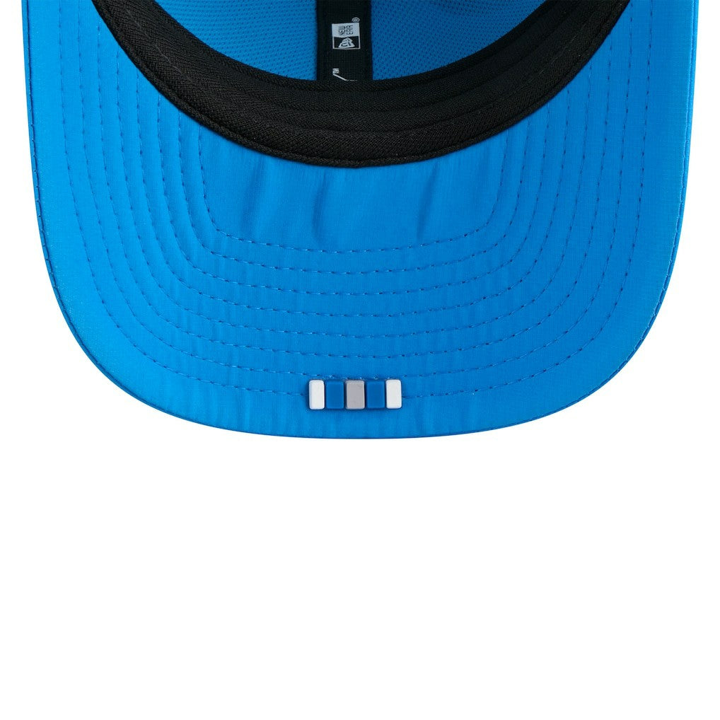 Detroit Lions New Era 2025 Sideline Throwback 9SEVENTY Trucker Adjustable Hat - Blue for sale