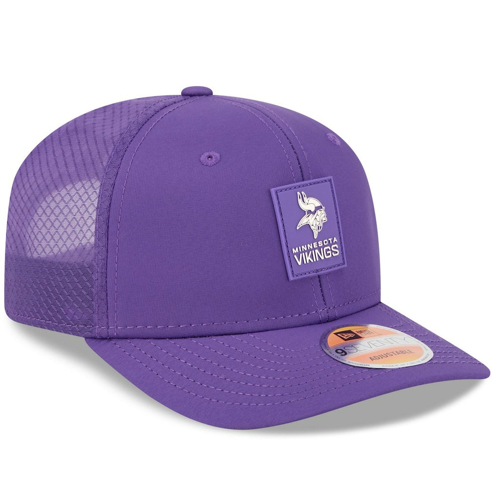 Minnesota Vikings New Era 2025 Sideline 9SEVENTY Trucker Adjustable Hat - Purple discount