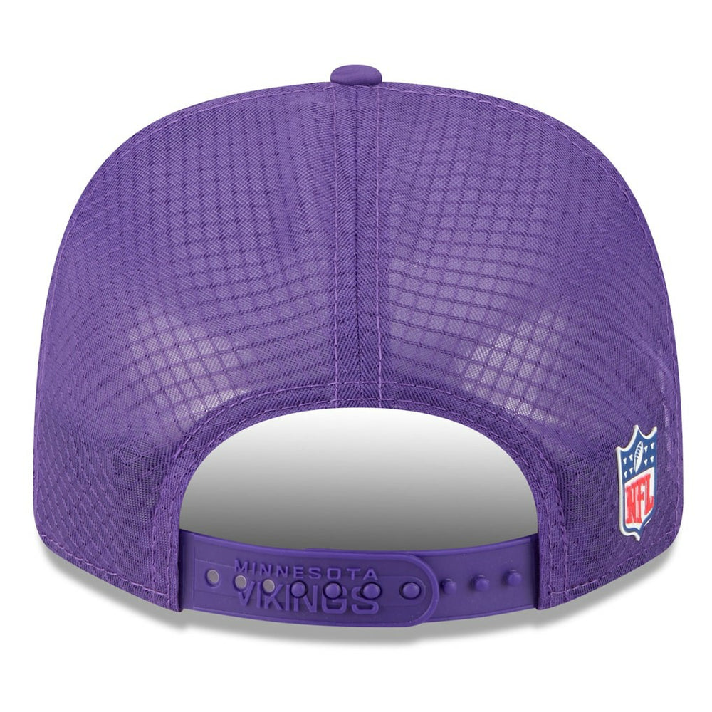 Minnesota Vikings New Era 2025 Sideline 9SEVENTY Trucker Adjustable Hat - Purple discount