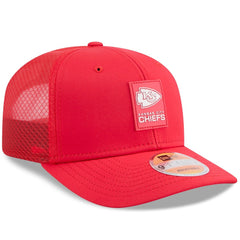 Kansas City Chiefs New Era 2025 Sideline 9SEVENTY Trucker Adjustable Hat - Red for sale