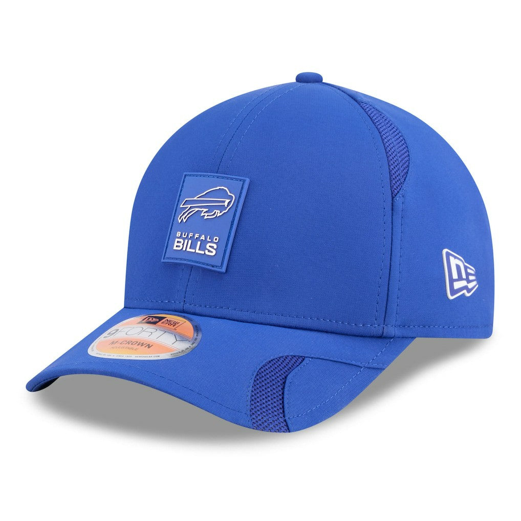 Buffalo Bills New Era 2025 Sideline M-Crown 9FORTY Adjustable Hat - Royal on sale