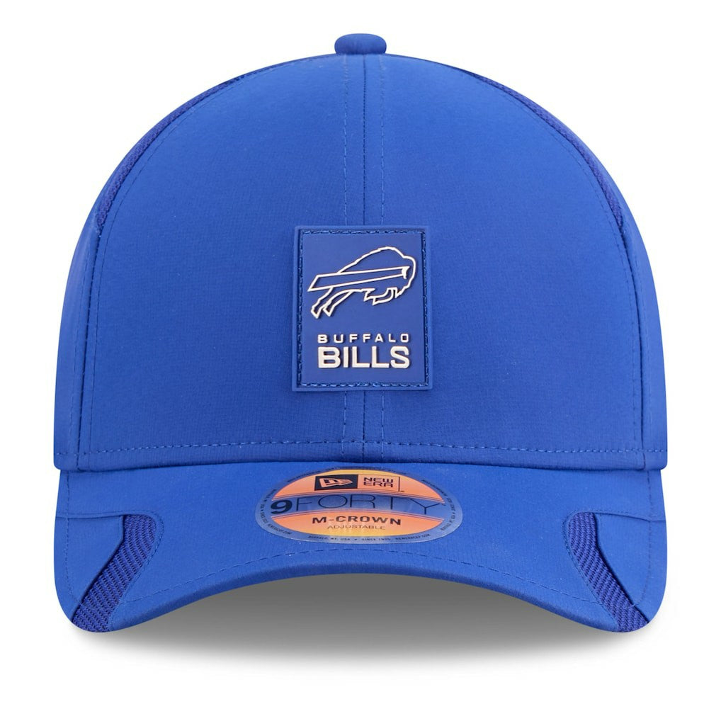 Buffalo Bills New Era 2025 Sideline M-Crown 9FORTY Adjustable Hat - Royal on sale