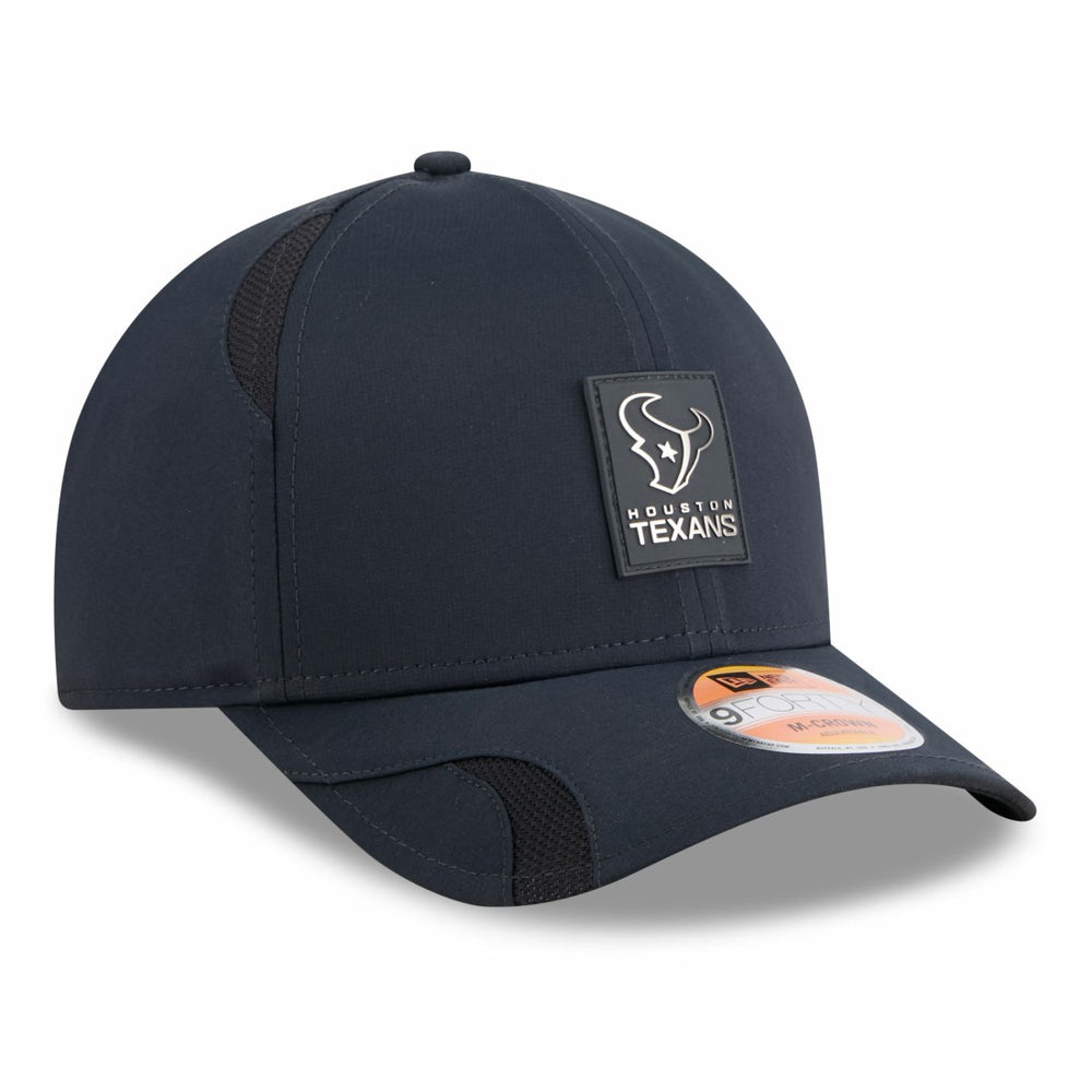 Houston Texans New Era 2025 Sideline M-Crown 9FORTY Adjustable Hat - Navy for sale