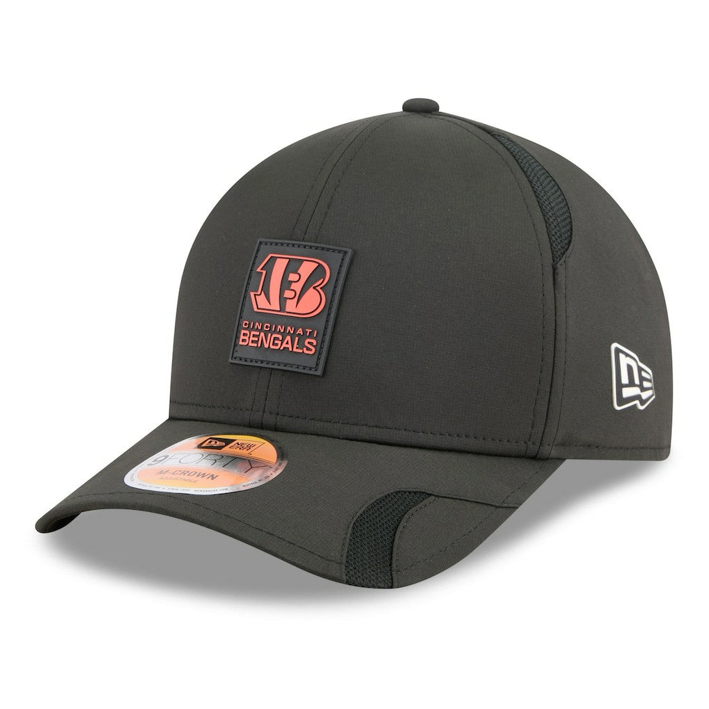 Cincinnati Bengals New Era 2025 Sideline M-Crown 9FORTY Adjustable Hat - Black for sale