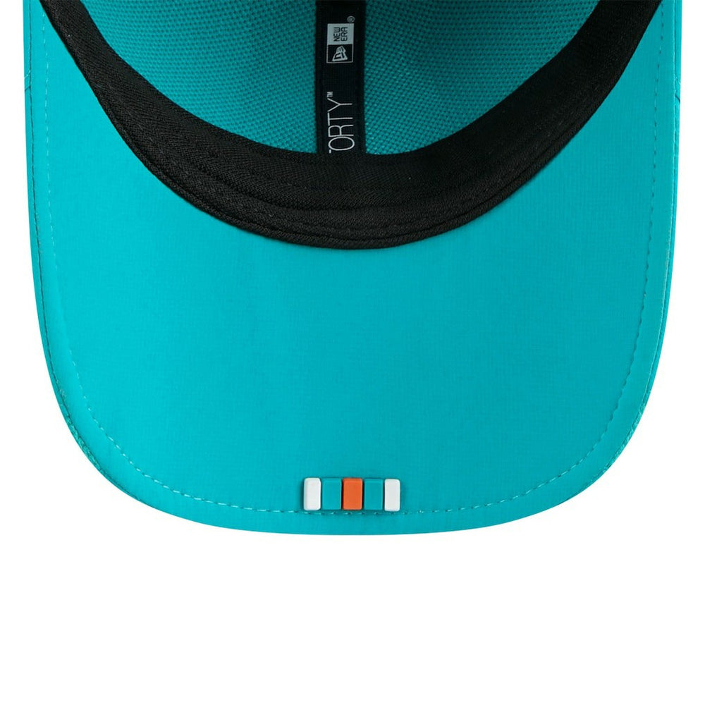 Miami Dolphins New Era 2025 Sideline M-Crown 9FORTY Adjustable Hat - Aqua online
