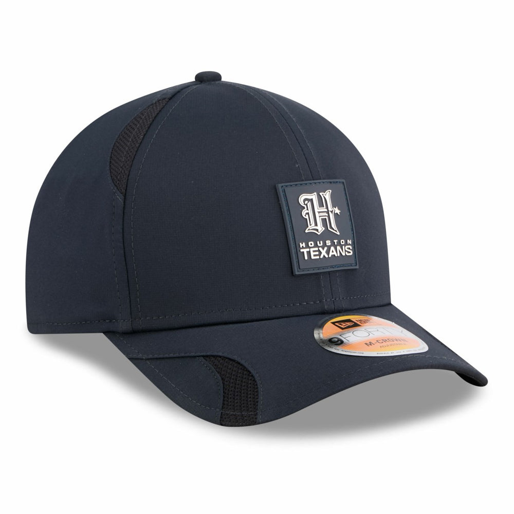 Houston Texans New Era 2025 Sideline H-Town M-Crown 9FORTY Adjustable Hat - Navy sale