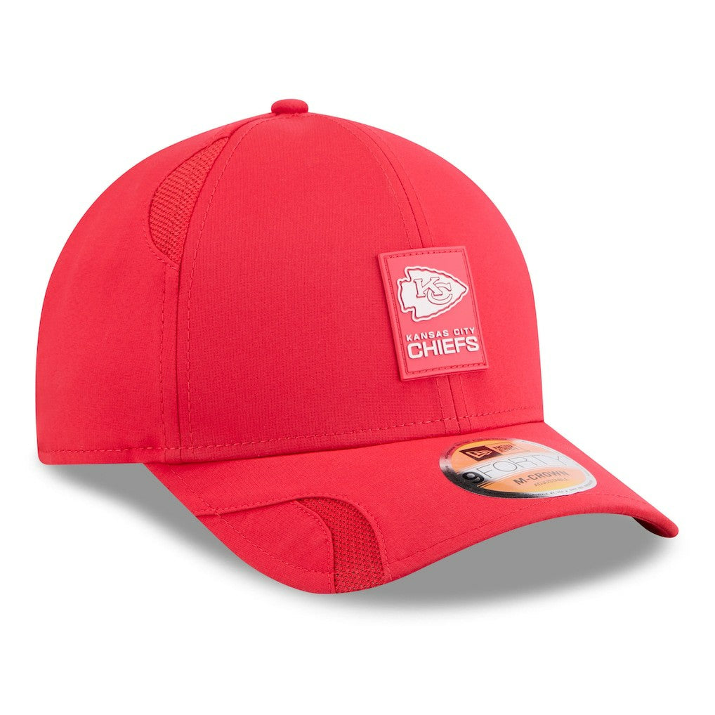 Kansas City Chiefs New Era 2025 Sideline M-Crown 9FORTY Adjustable Hat - Red sale