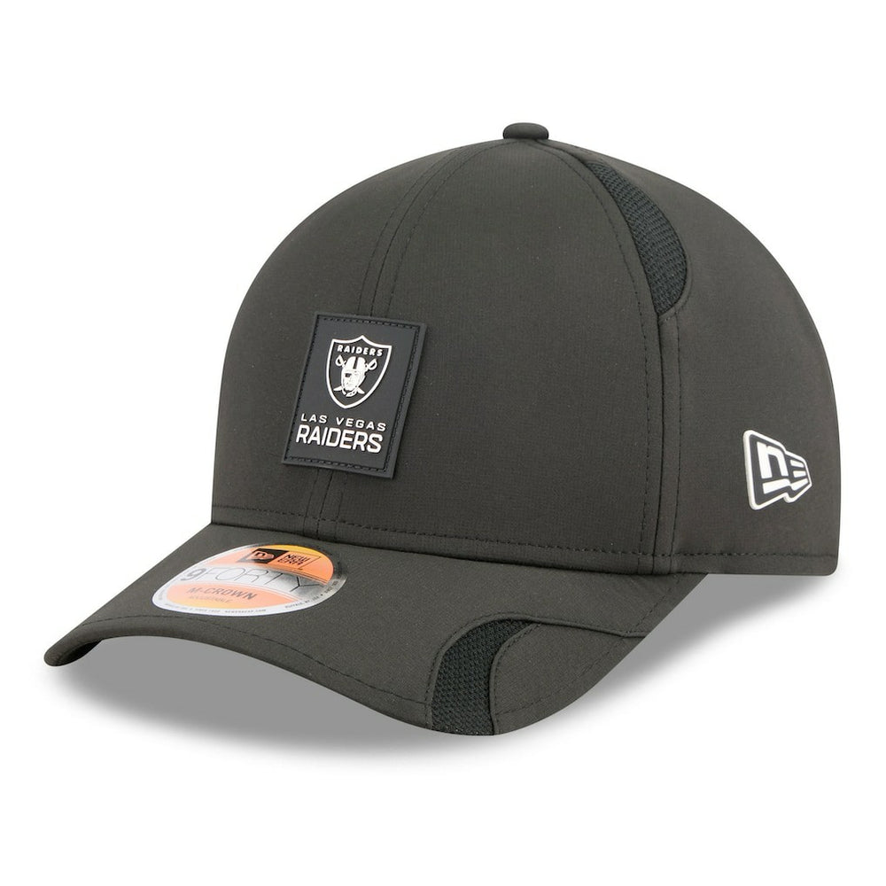 Las Vegas Raiders New Era 2025 Sideline M-Crown 9FORTY Adjustable Hat - Black outlet