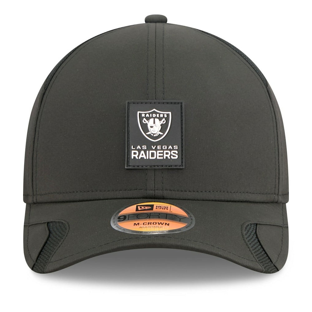 Las Vegas Raiders New Era 2025 Sideline M-Crown 9FORTY Adjustable Hat - Black outlet