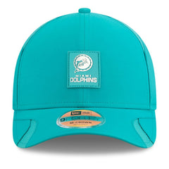 Miami Dolphins New Era 2025 Sideline Throwback M-Crown 9FORTY Adjustable Hat - Aqua online