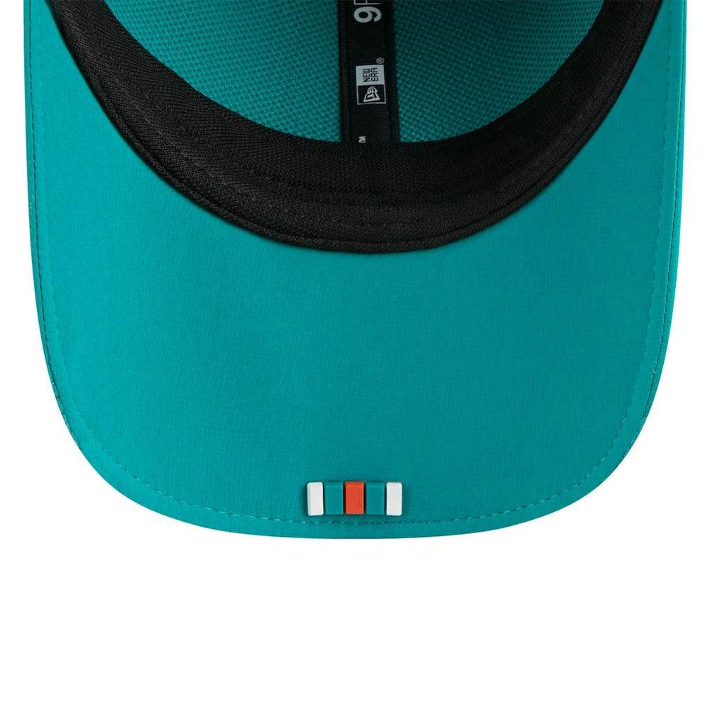 Miami Dolphins New Era 2025 Sideline Throwback M-Crown 9FORTY Adjustable Hat - Aqua online