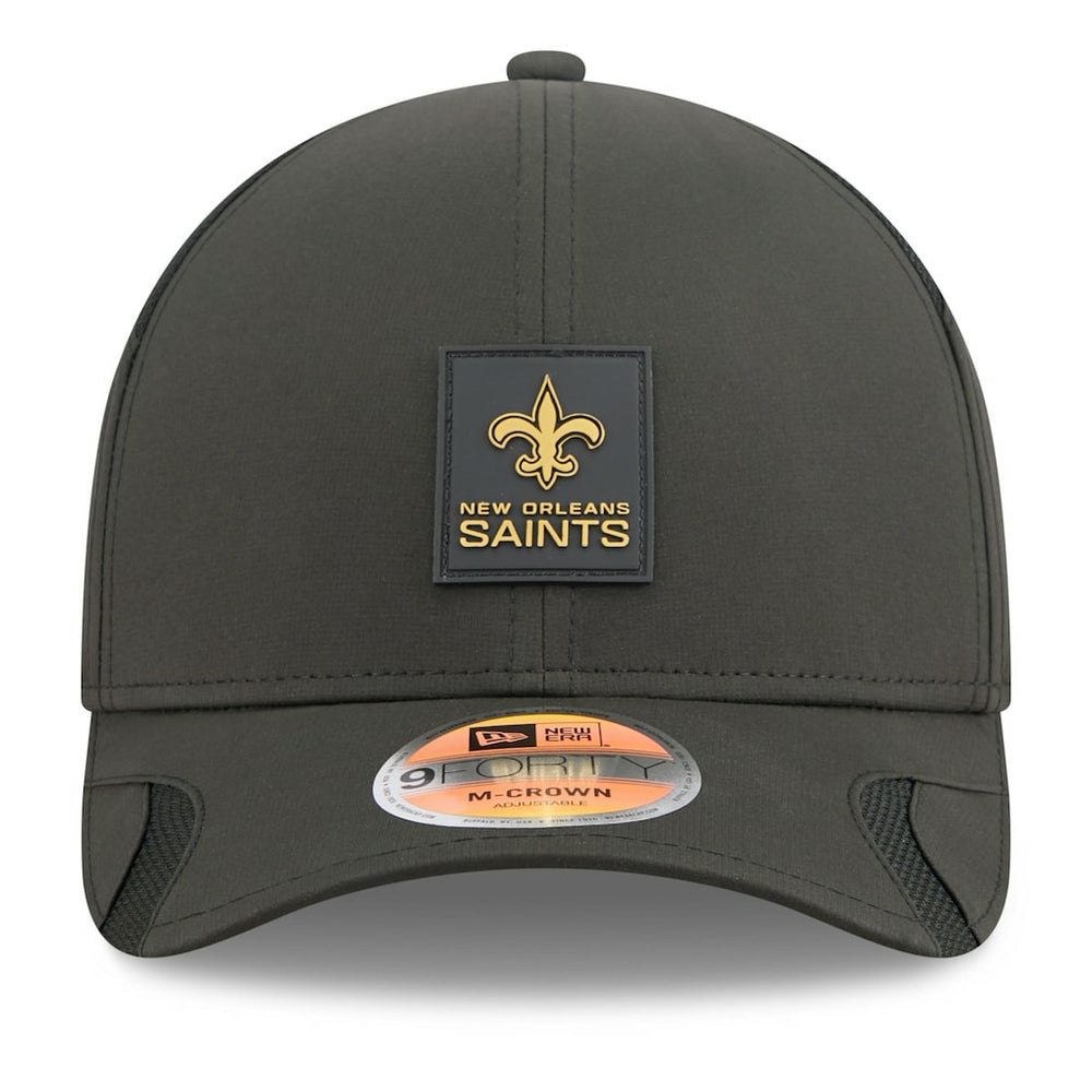 New Orleans Saints New Era 2025 Sideline M-Crown 9FORTY Adjustable Hat - Black online