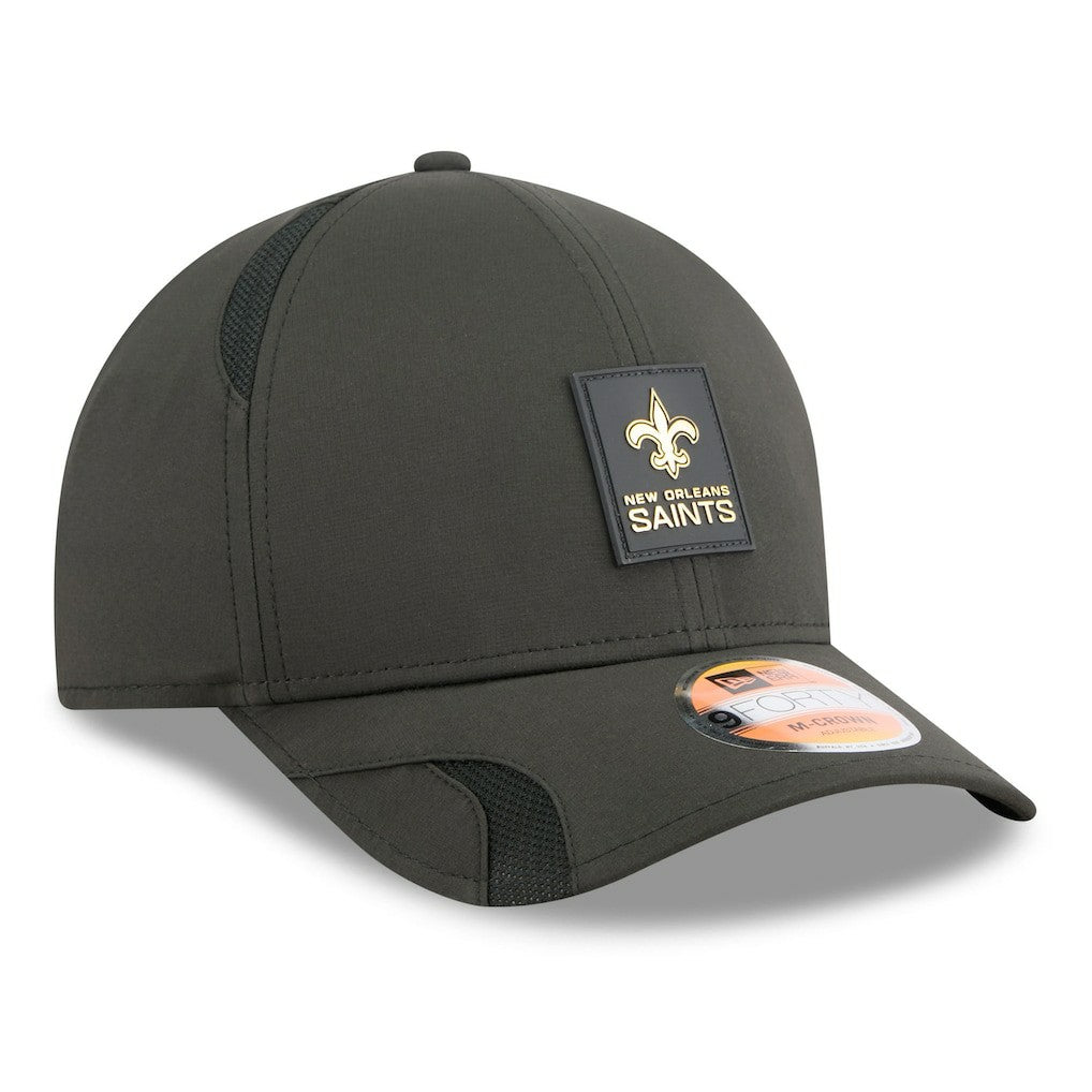 New Orleans Saints New Era 2025 Sideline M-Crown 9FORTY Adjustable Hat - Black online