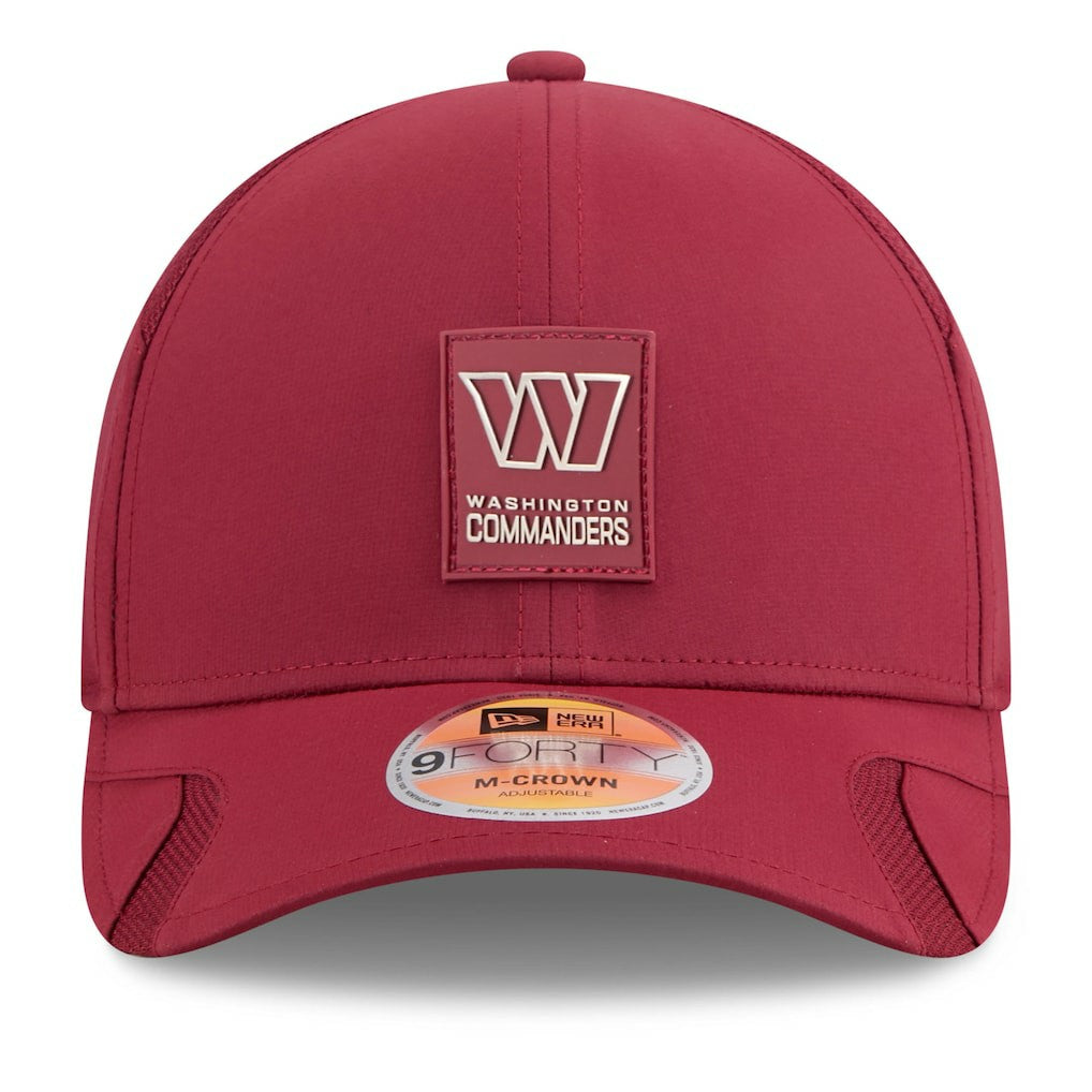 Washington Commanders New Era 2025 Sideline M-Crown 9FORTY Adjustable Hat - Burgundy sale