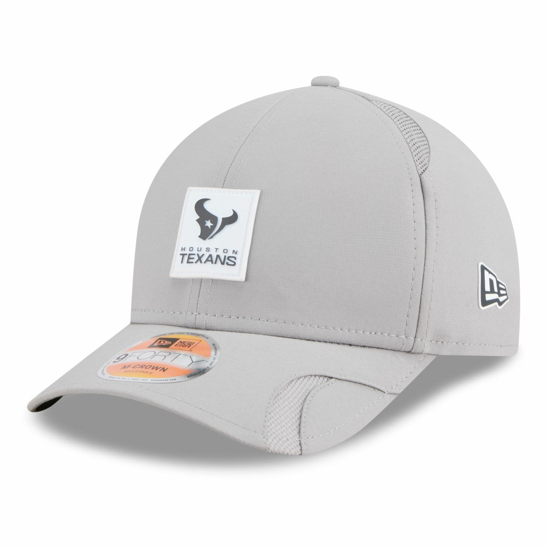 Houston Texans New Era 2025 Sideline M-Crown 9FORTY Adjustable Hat - Gray outlet
