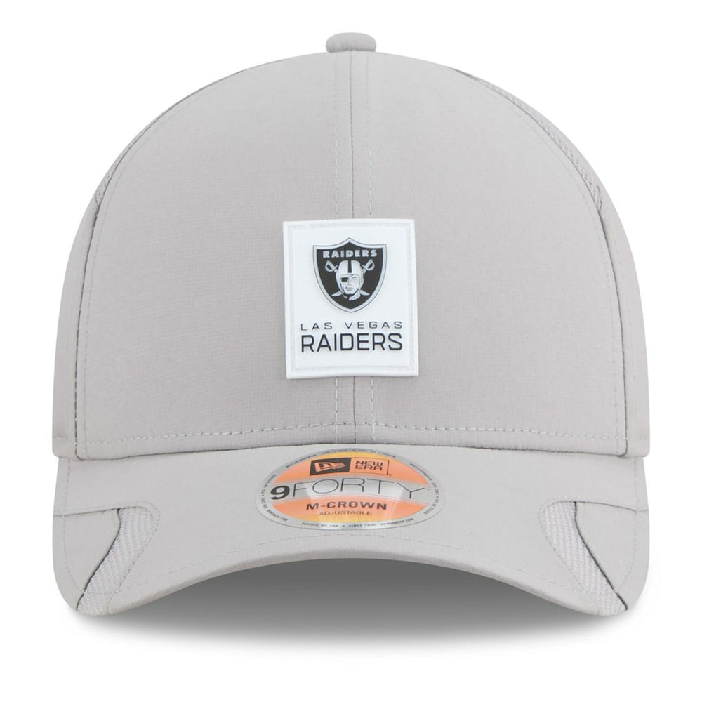 Las Vegas Raiders New Era 2025 Sideline M-Crown 9FORTY Adjustable Hat - Gray sale
