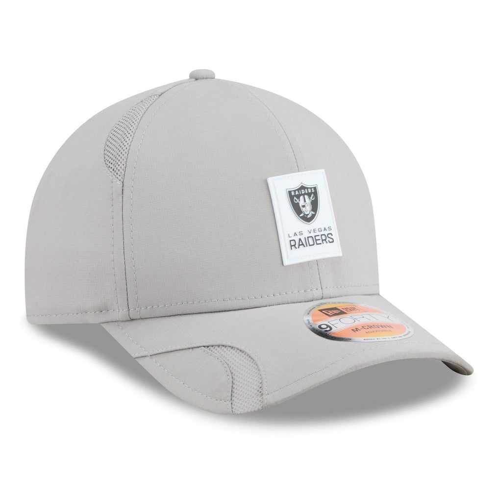 Las Vegas Raiders New Era 2025 Sideline M-Crown 9FORTY Adjustable Hat - Gray sale