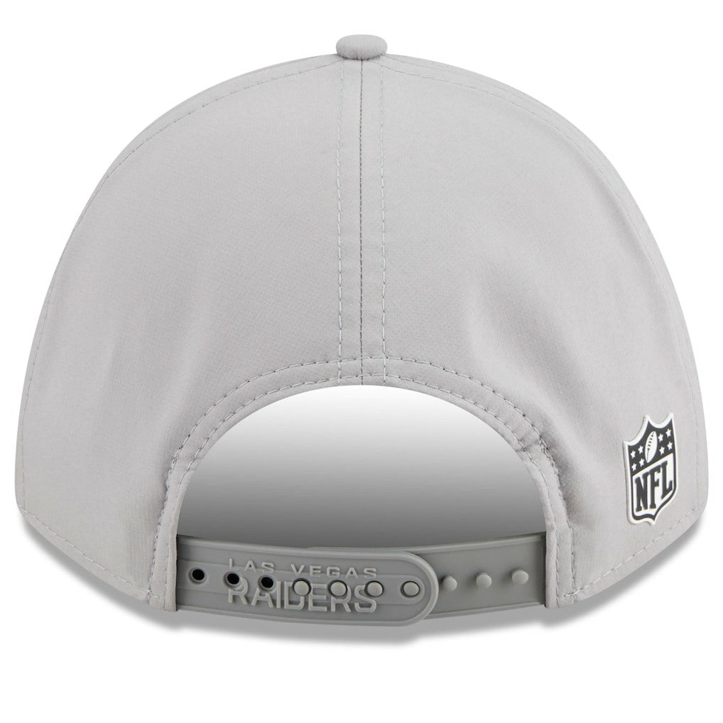 Las Vegas Raiders New Era 2025 Sideline M-Crown 9FORTY Adjustable Hat - Gray sale