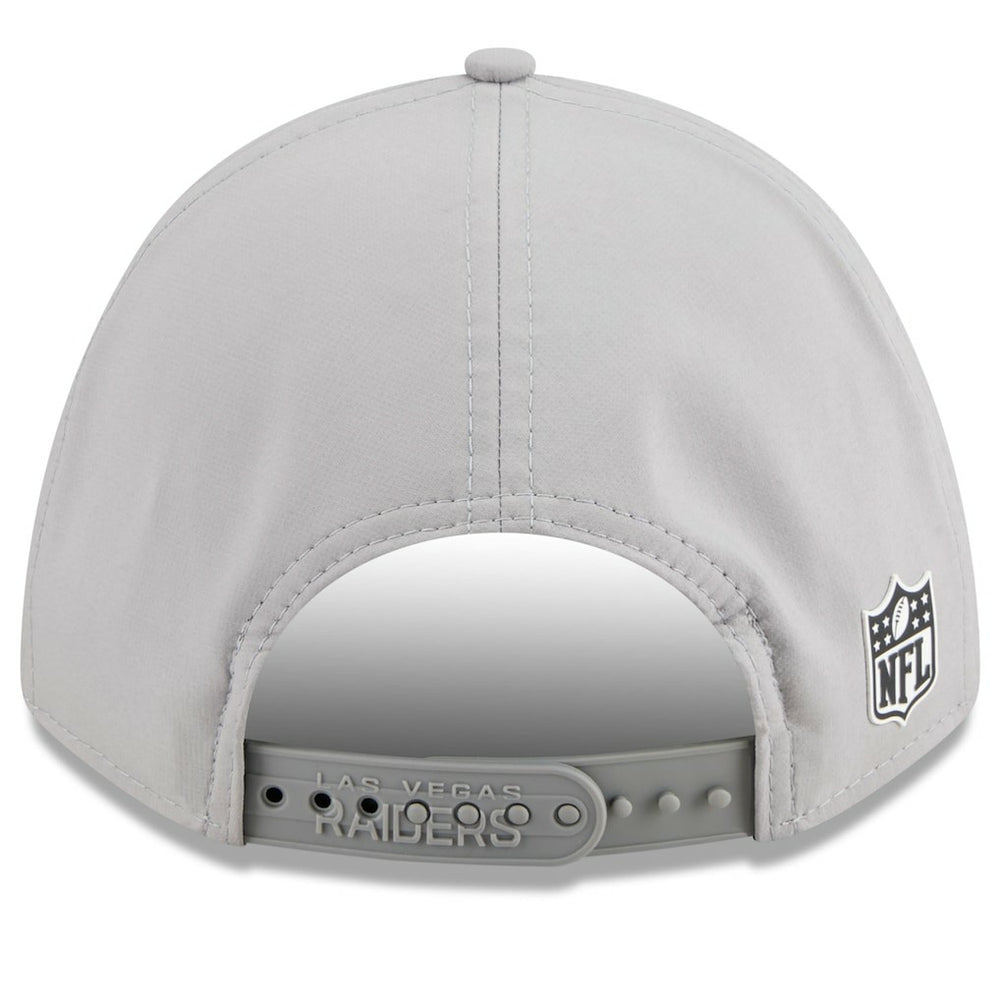 Las Vegas Raiders New Era 2025 Sideline M-Crown 9FORTY Adjustable Hat - Gray sale
