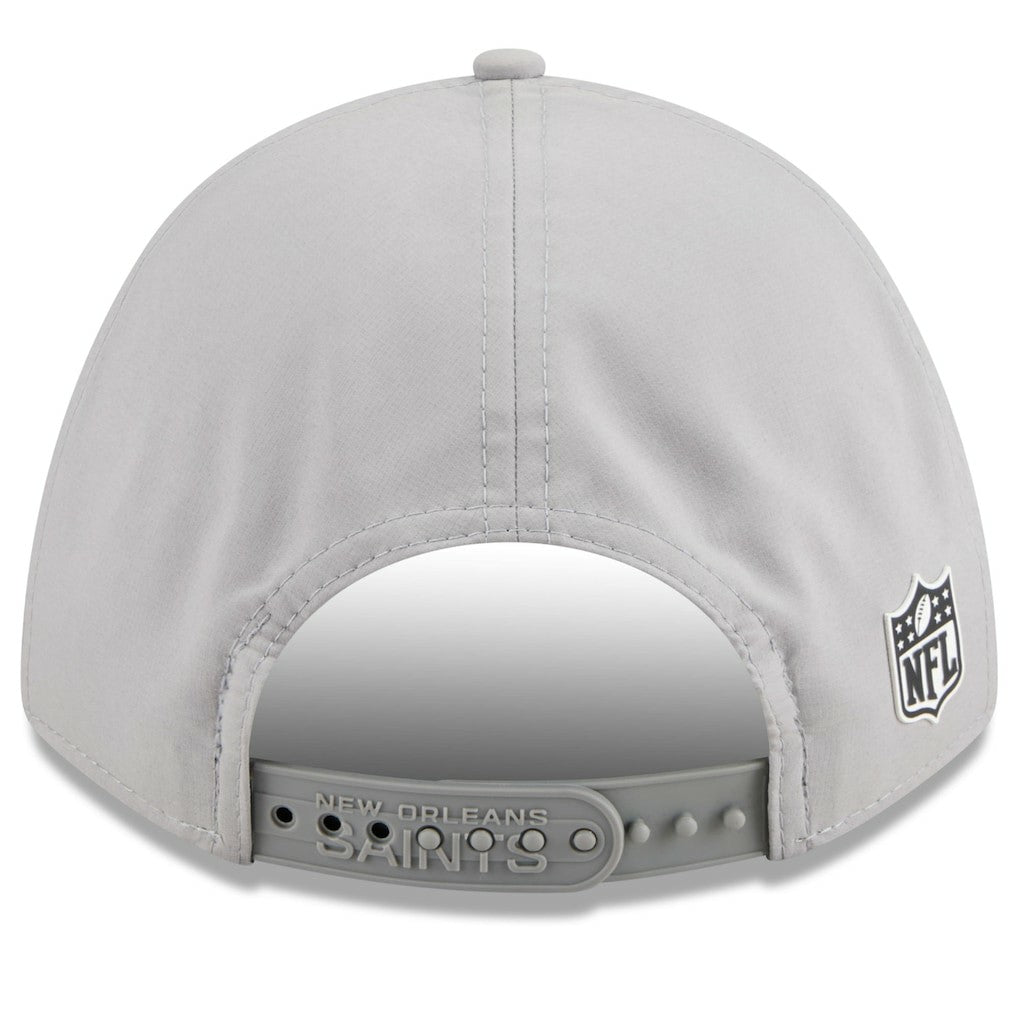 New Orleans Saints New Era 2025 Sideline M-Crown 9FORTY Adjustable Hat - Gray for sale