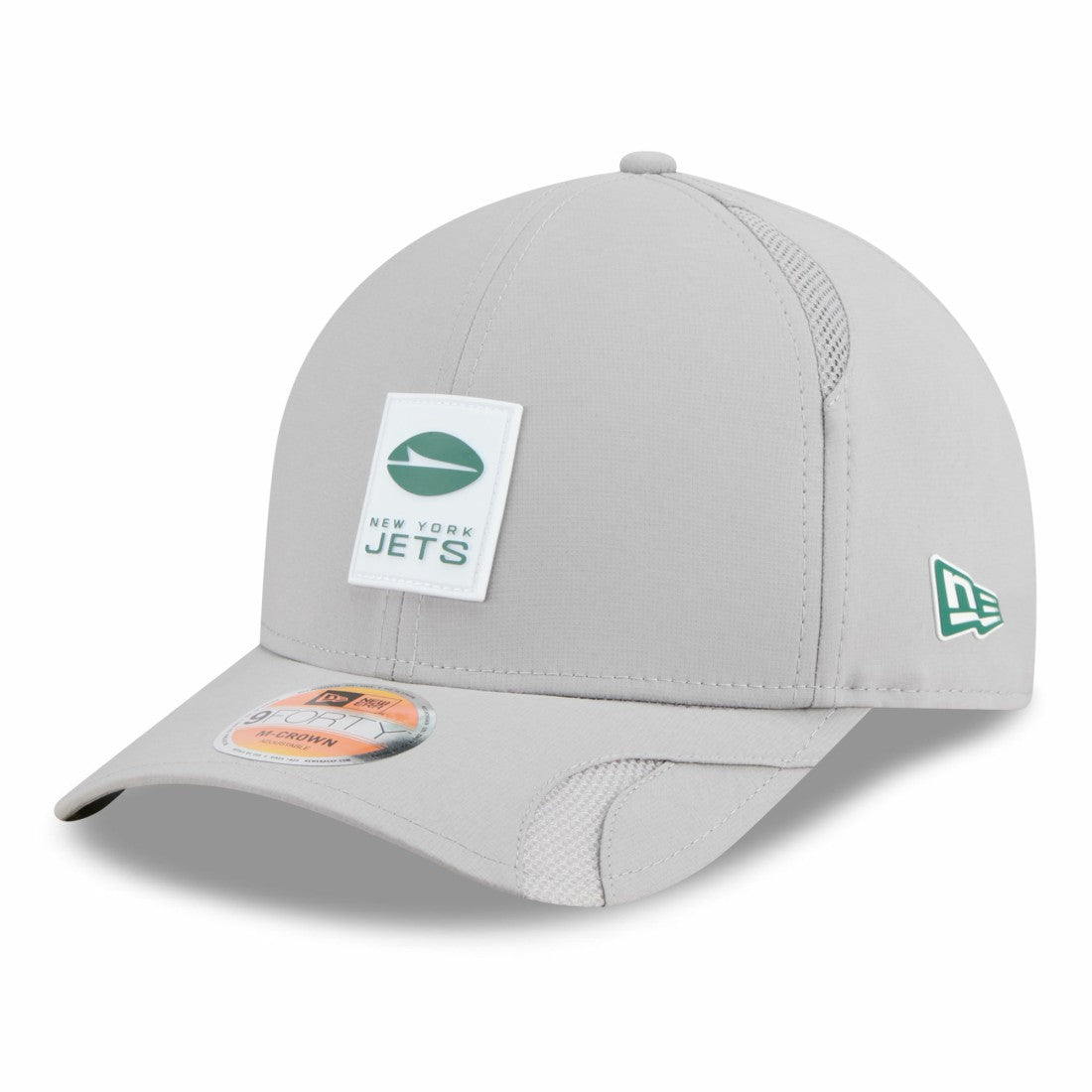 New York Jets New Era 2025 Sideline M-Crown 9FORTY Adjustable Hat - Gray on sale