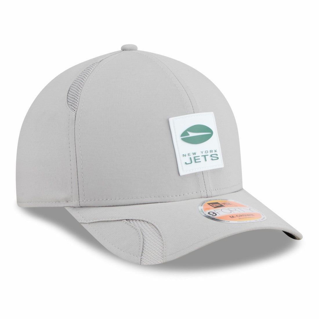 New York Jets New Era 2025 Sideline M-Crown 9FORTY Adjustable Hat - Gray on sale
