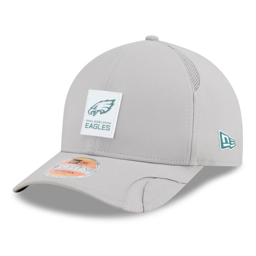 Philadelphia Eagles New Era 2025 Sideline M-Crown 9FORTY Adjustable Hat - Gray online