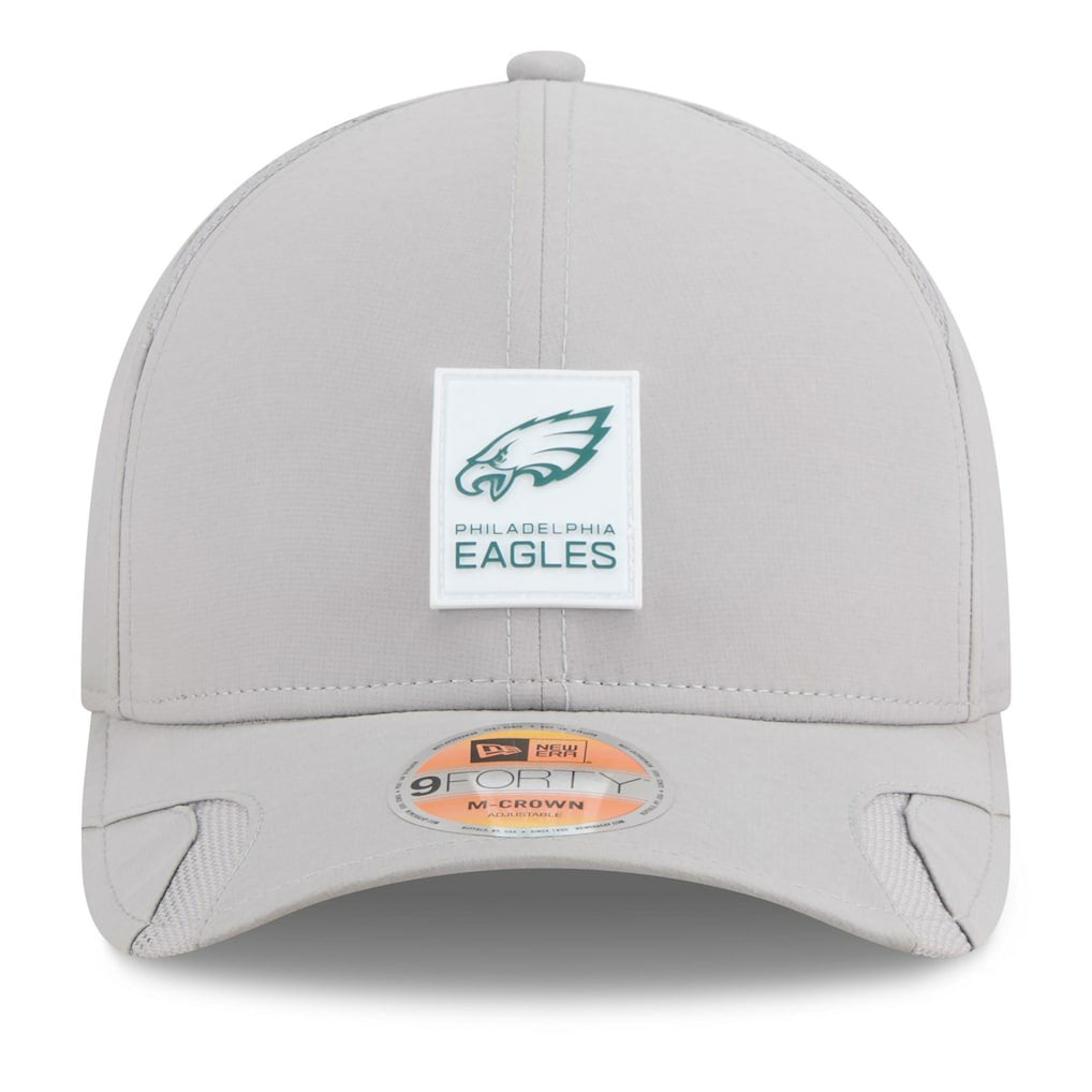 Philadelphia Eagles New Era 2025 Sideline M-Crown 9FORTY Adjustable Hat - Gray online
