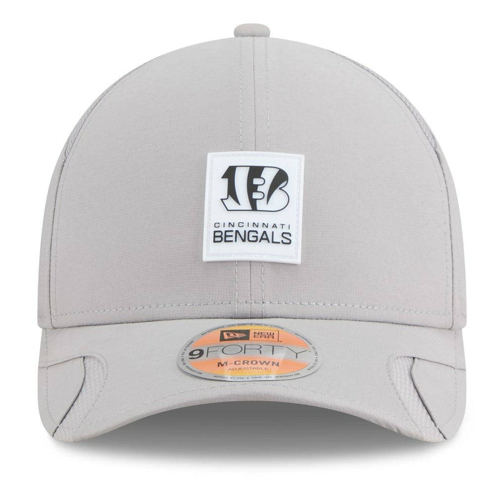 Cincinnati Bengals New Era 2025 Sideline M-Crown 9FORTY Adjustable Hat - Gray cheap