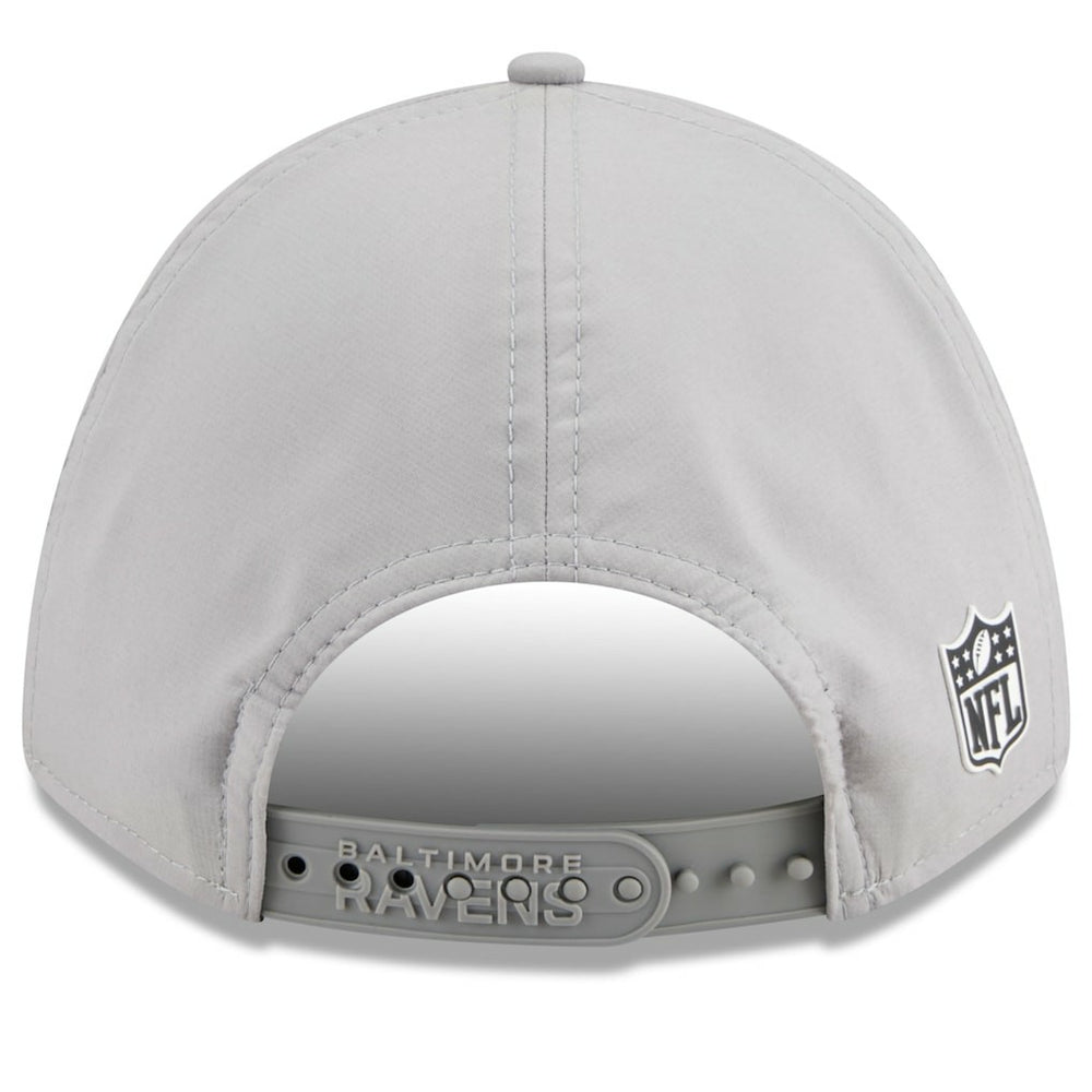 Baltimore Ravens New Era 2025 Sideline M-Crown 9FORTY Adjustable Hat - Gray cheap